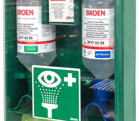 Førstehjælpsskab GEJL: Førstehjælp til begge øjne samtidigt