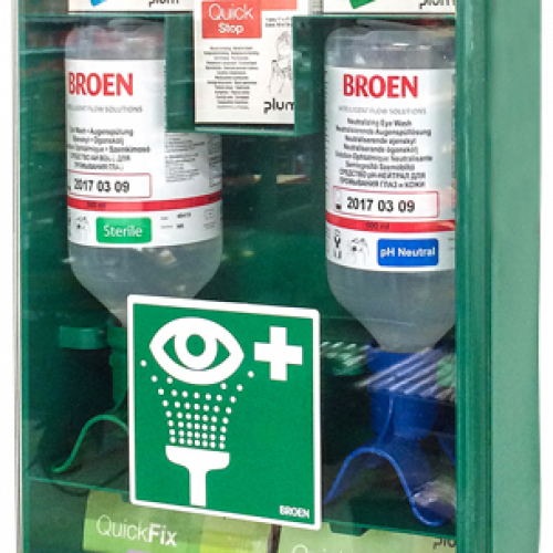 Førstehjælpsskab GEJL: Førstehjælp til begge øjne samtidigt