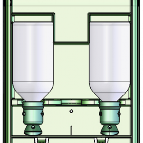 Førstehjælpsskab OVERBY til dobbelt øjenskyl