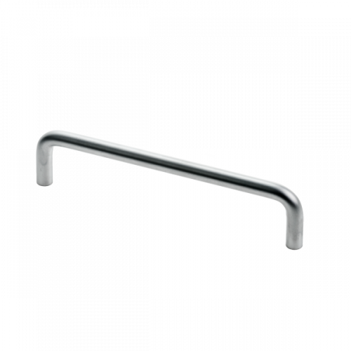 Bøjlegreb JEBJERG, silver, L160mm, m/rosetter, Ø10mm