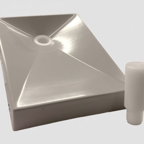 PVC tragt HJARUP til kemikalieaffaldsdunk