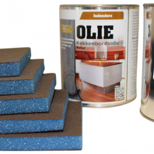 Vedligeholdelsessæt MOMMARK til massive bøgetræsbordplader