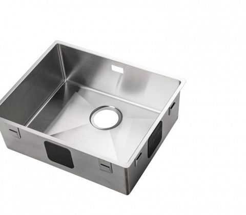 Stålvask model ST500S - 500 x 400 x 180 mm. Syrefast      