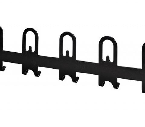 ST Knagerække, sort (120 cm)