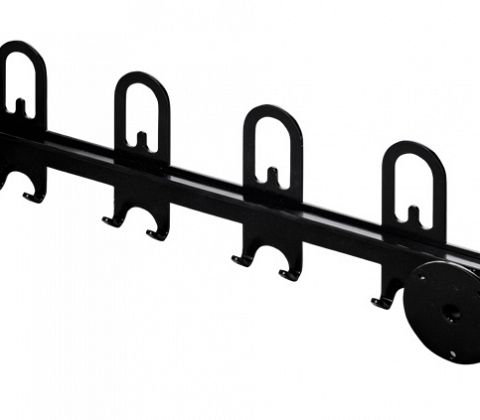 ST Knagerække, sort (90cm)