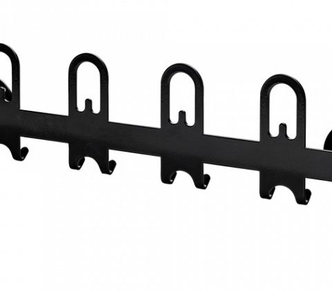 ST Knagerække, sort (90cm)