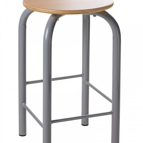 ST Taburet H600mm m/sæde i bøgefiner