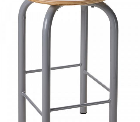 ST Taburet H600mm m/sæde i bøgefiner