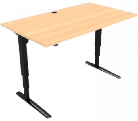 Hæve-/sænkebord SKÅRUP 140x80 cm