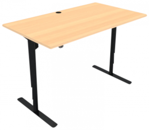 Hæve-/sænkebord EBBERUP 140x80 cm