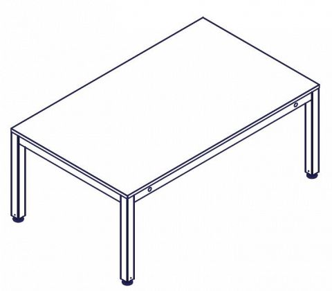 Bord 4Single complete BADSTED electric 165x100cm