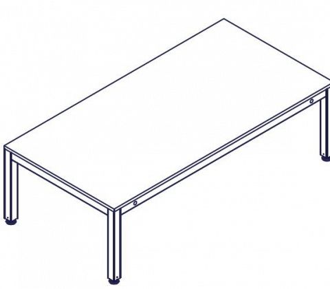 Bord 4Single complete BADSTED electric 200x100cm