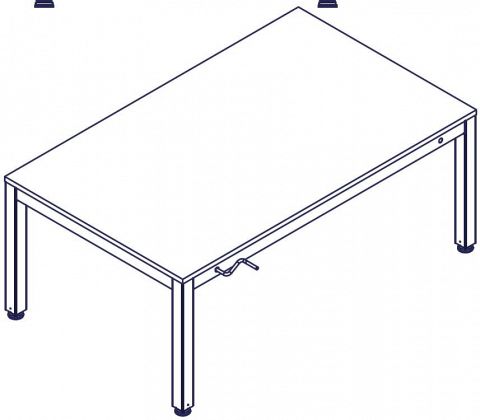 Bord 4Single complete BADSTED Manuel 165x100cm