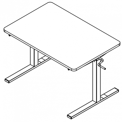Ergo bord type A BODAL, 90x60 cm