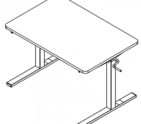 Ergo bord type A BODAL, 90x60 cm