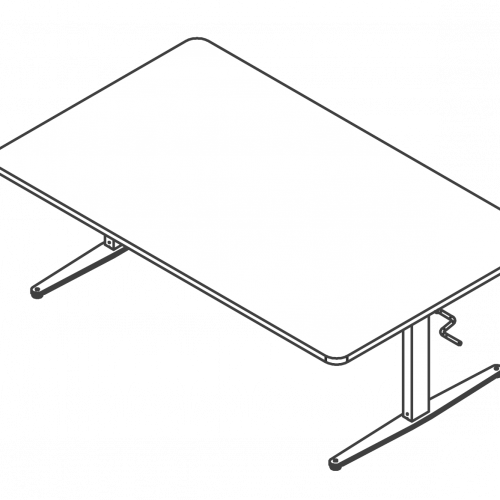 Ergo Gruppebord BUERUP 165x100 cm