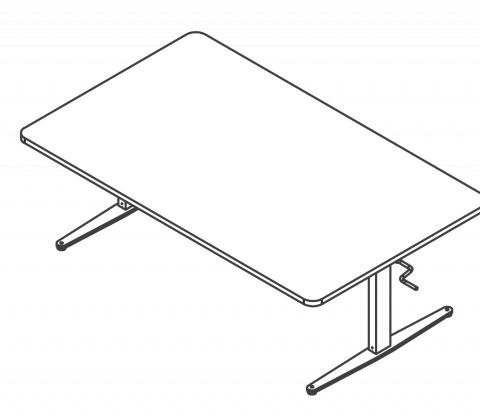 Ergo Gruppebord BUERUP 165x100 cm