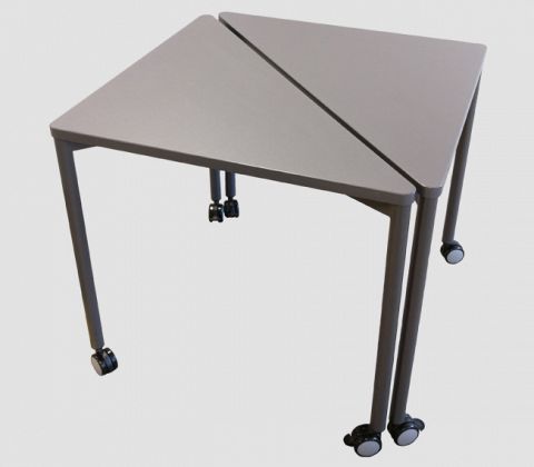Trekantbord med hjul